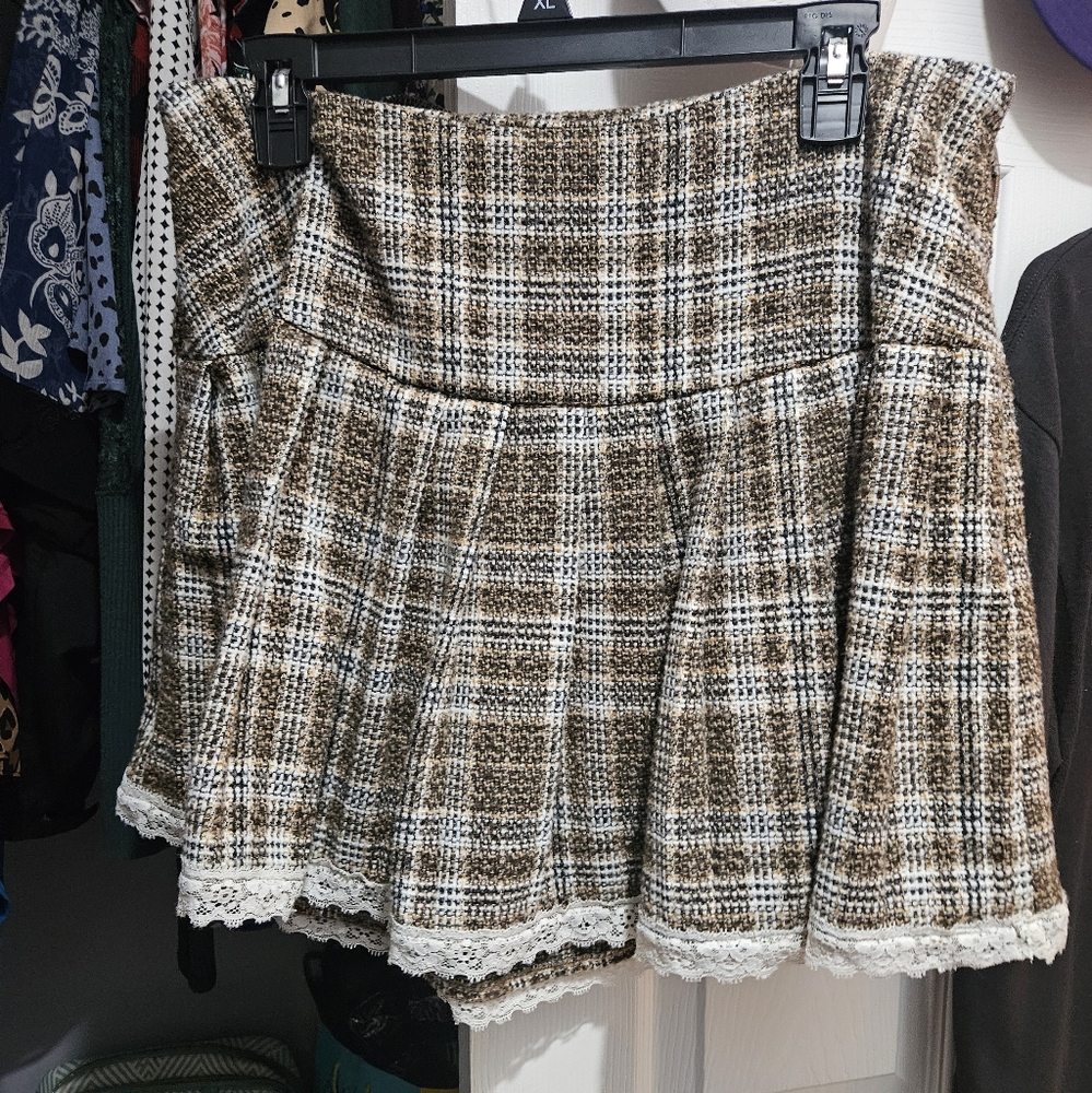 Plaid Xl skirt